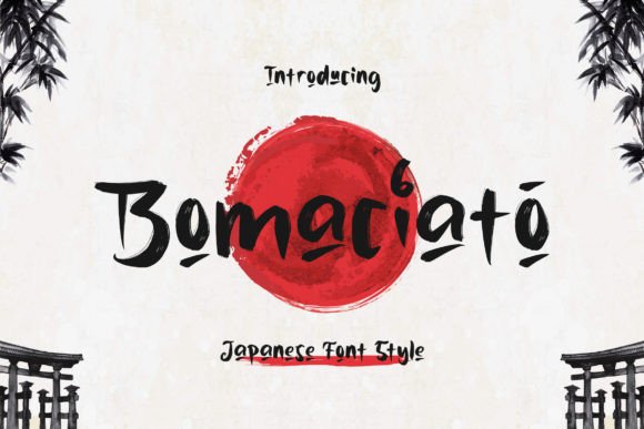 Bomaciato: A Modern Brush Font for Bold Visual Identity