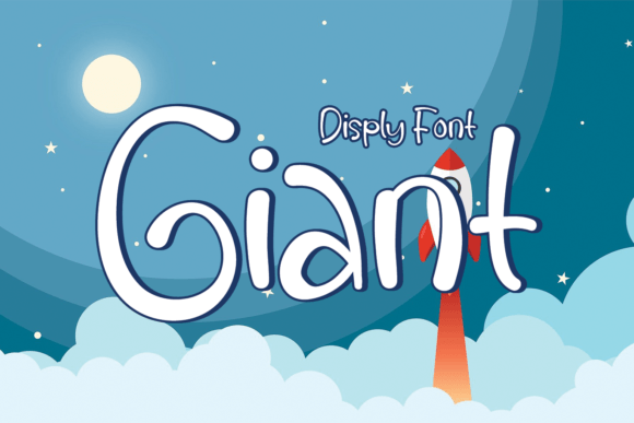 Giant: The Cute Display Font for Modern Branding