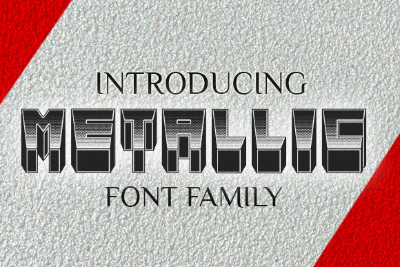 Metallic Font: Elevating Visual Design with Bold Typography