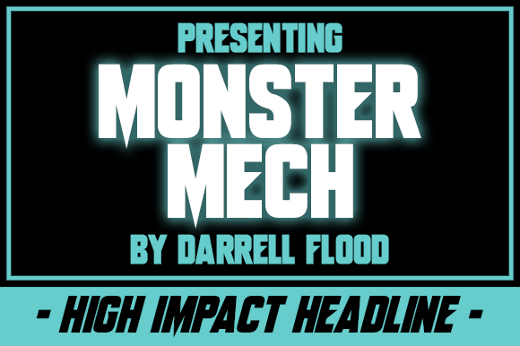 Monster Mech: Bold Typography for Maximum Impact