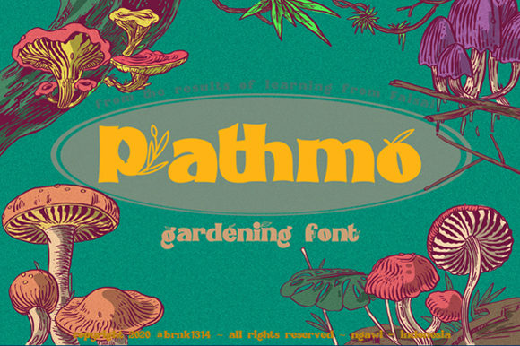 Pathmo: Floral Typography for Bold Design