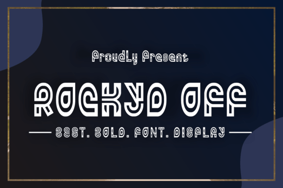 Rockyd Off: A Display Font for Unforgettable Visual Impact